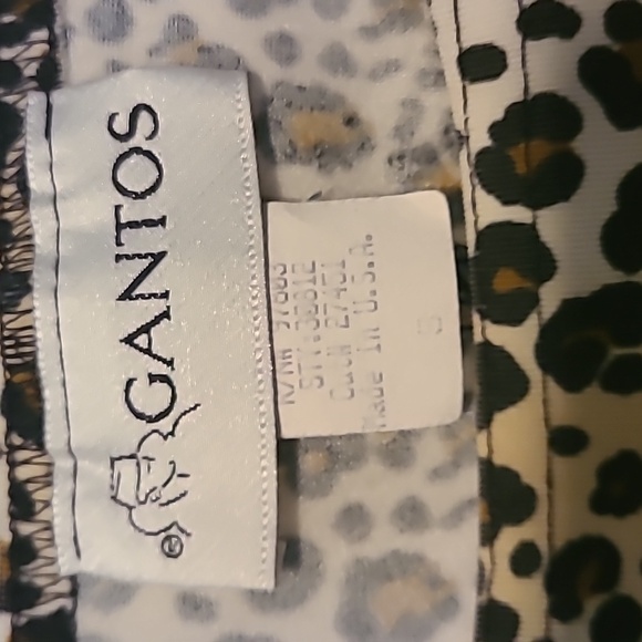 Vintage leopard top by GANTOS - Picture 2 of 2